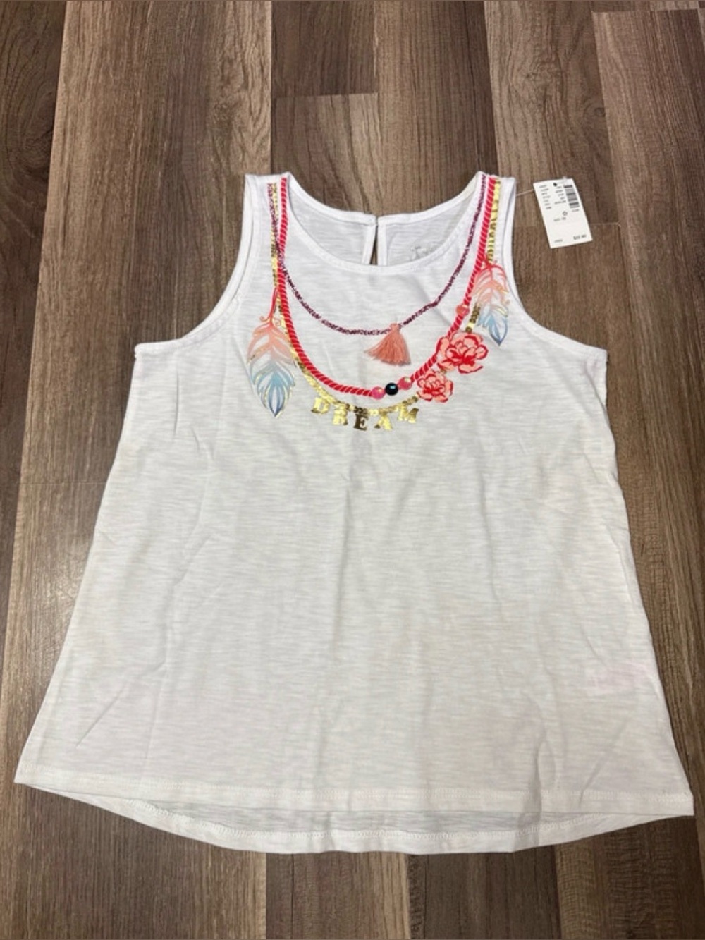 Justice girls top size 10 brand new